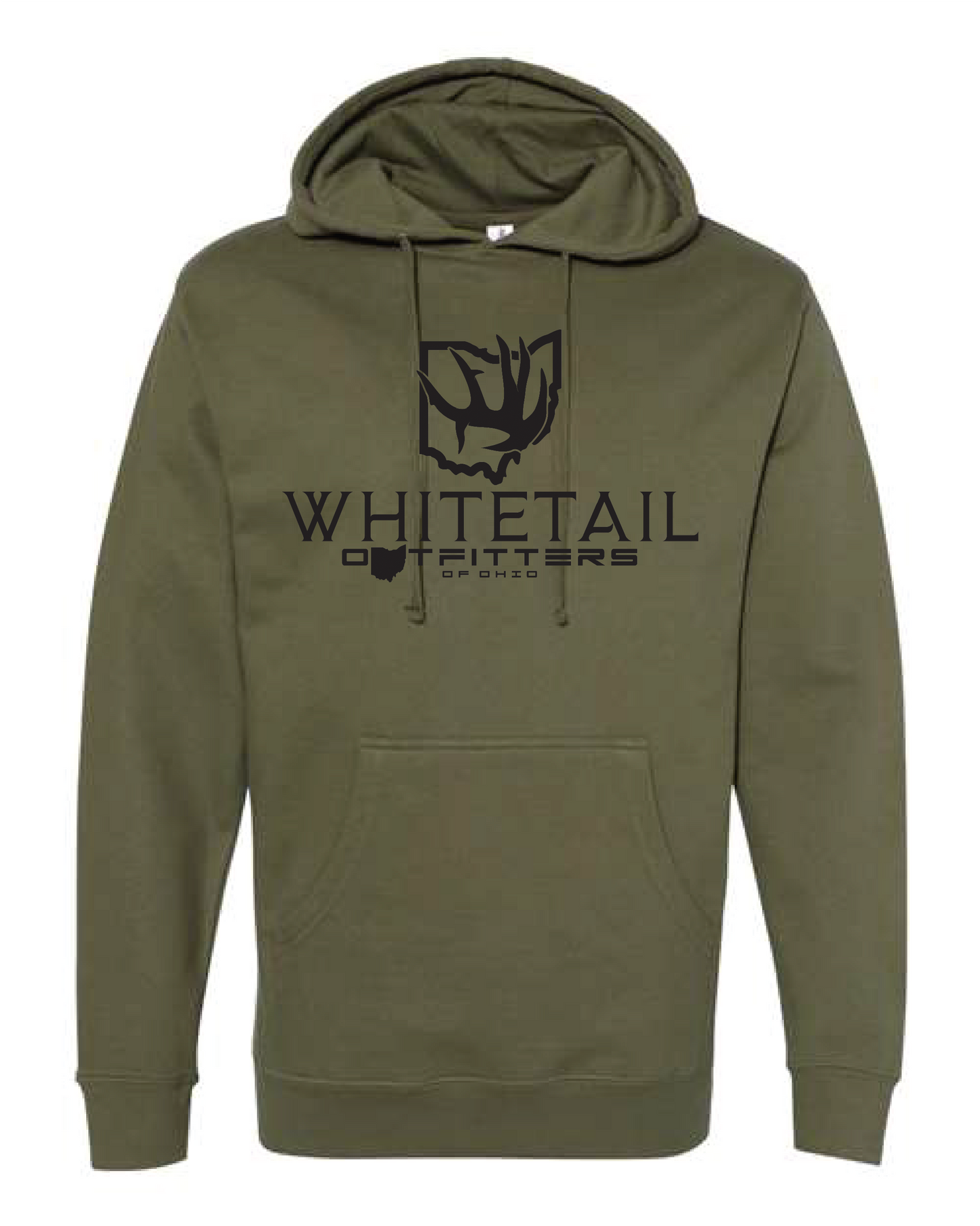 Whitetail Outfitters Hoodie Adult Army