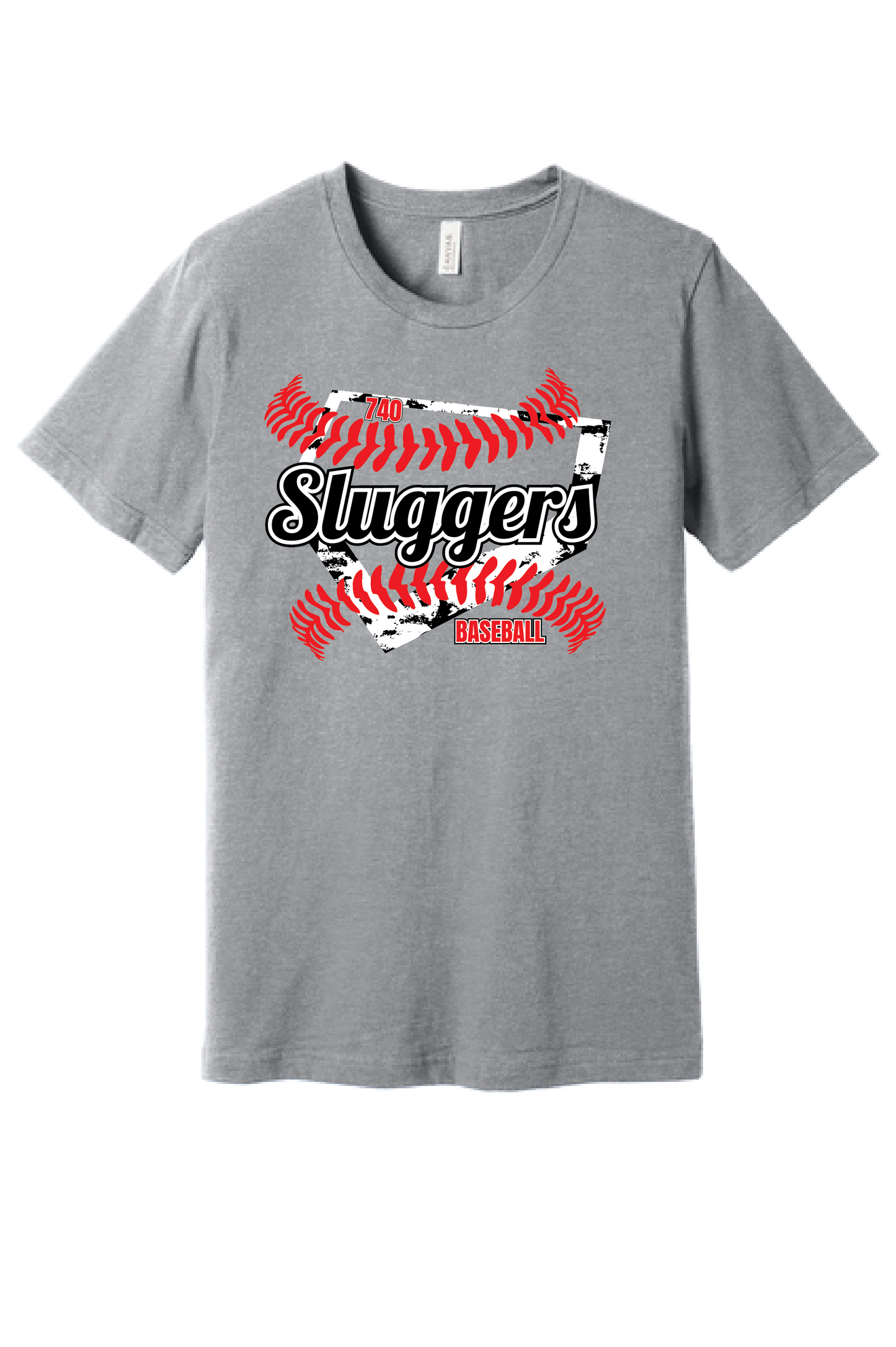 740 Sluggers Baseball Short Sleeve T-Shirts