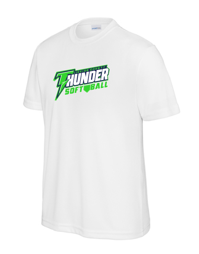 Thunder Softball Men's Poly Short Sleeve Tee
