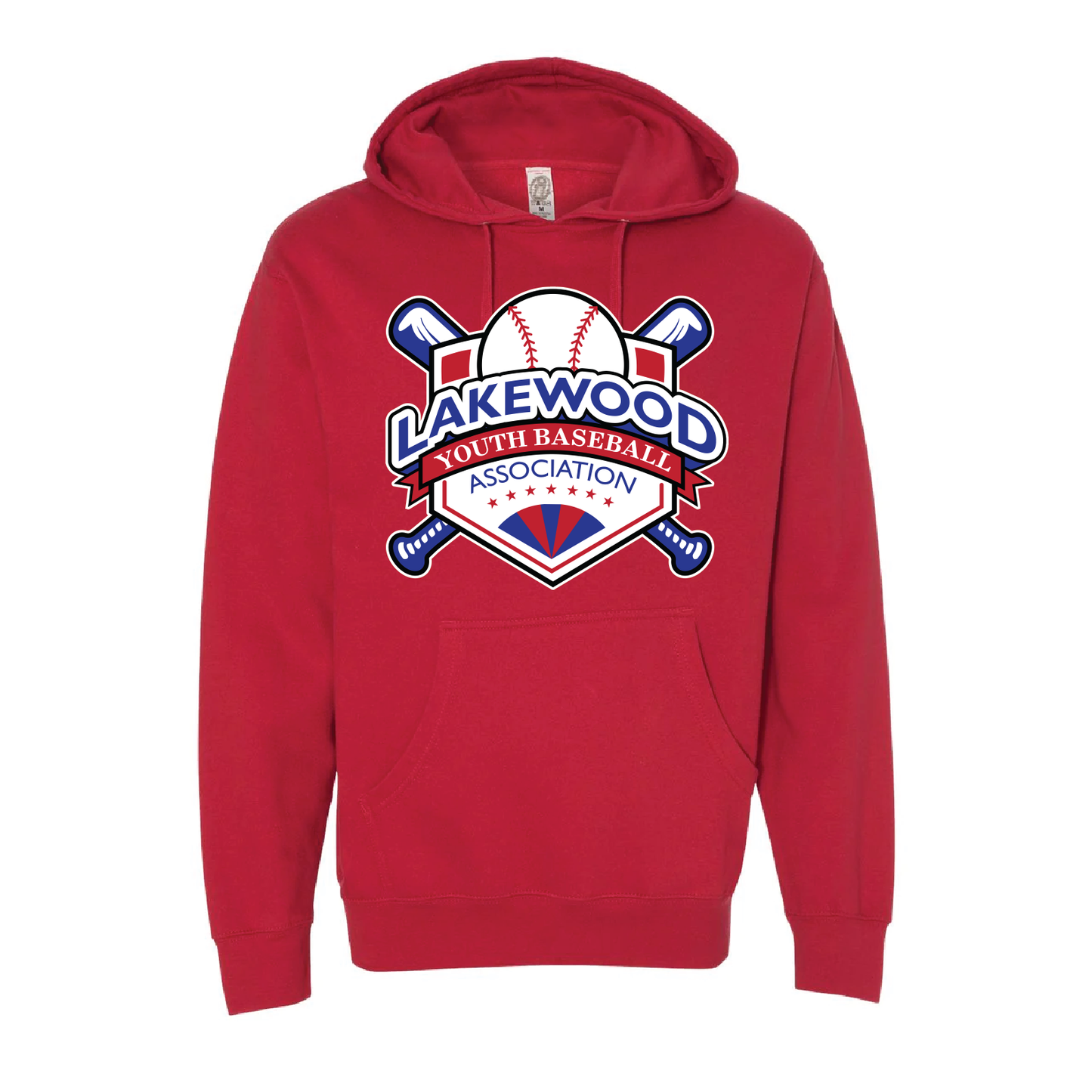 Adult Hooded Sweatshirt - Lakewood Youth Baseball Association (LYBA)