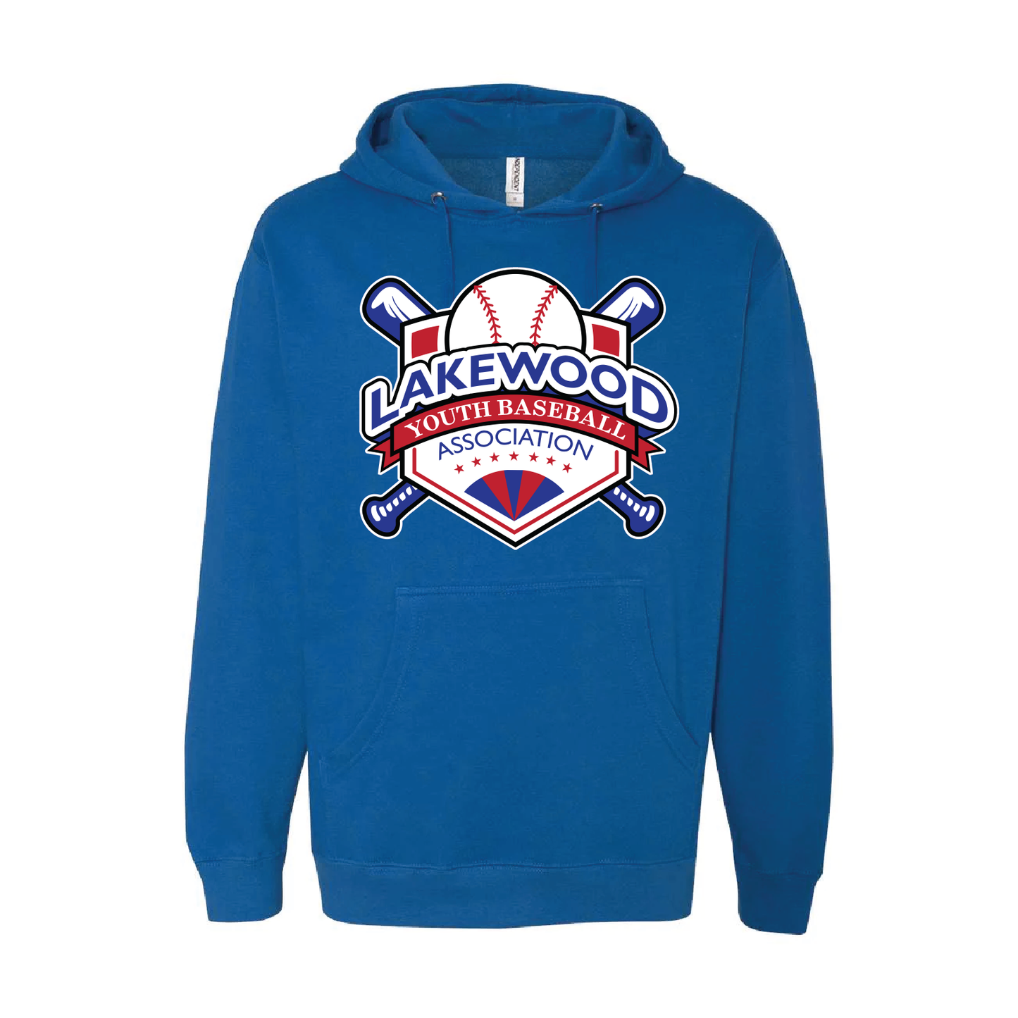 Adult Hooded Sweatshirt - Lakewood Youth Baseball Association (LYBA)