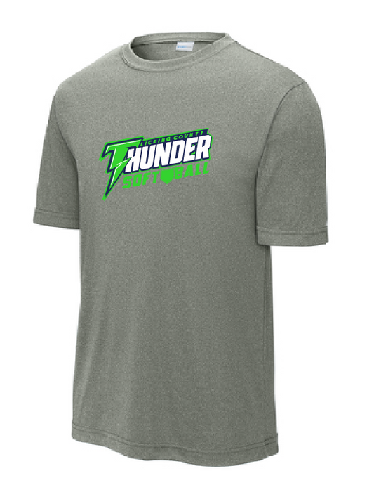 Thunder Softball Men's Poly Short Sleeve Tee