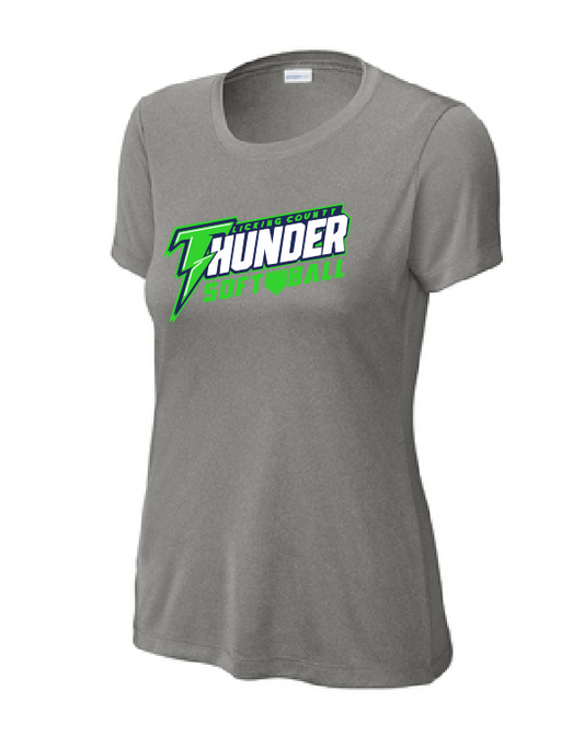 Thunder Softball Women's Poly Short Sleeve Tee