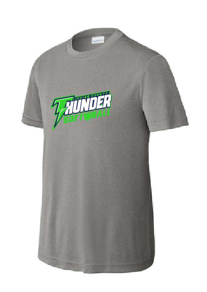 Thunder Softball Youth Short Sleeve Poly Tee