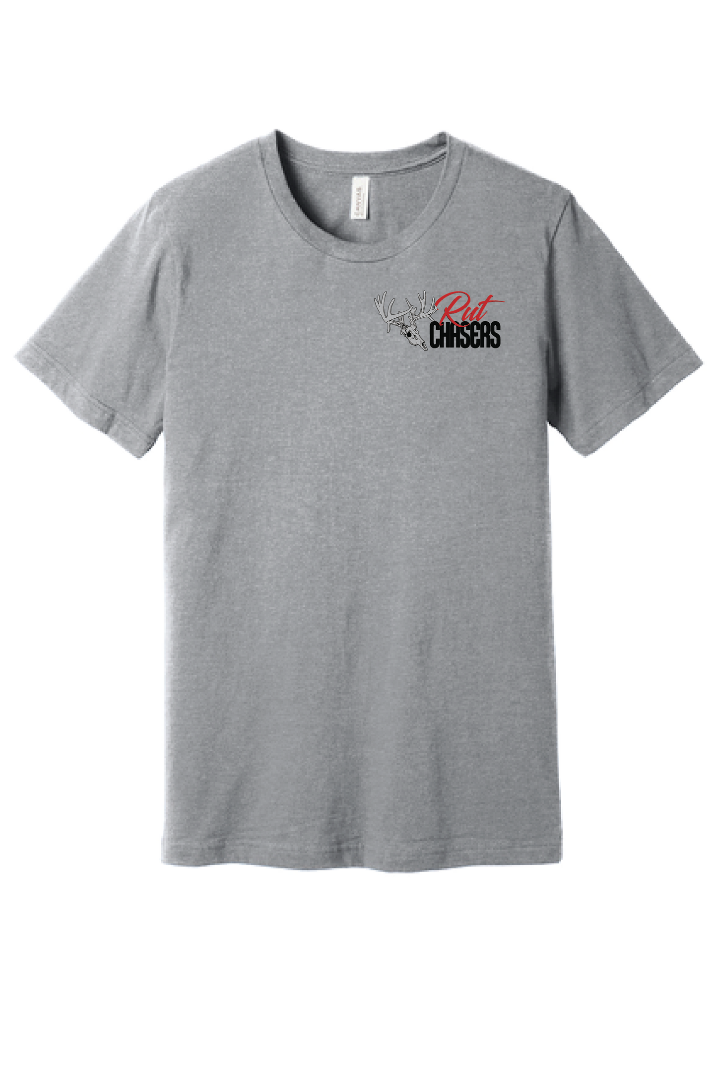 Rut Chasers T-Shirts Left Chest and Back Logo