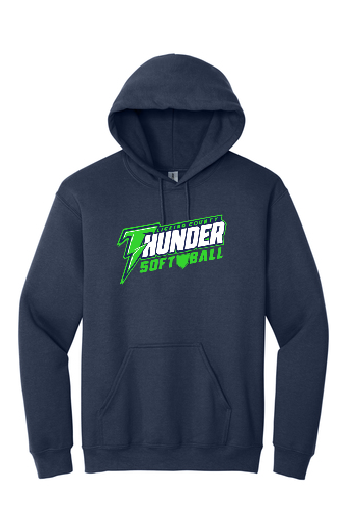 Thunder Softball Adult Cotton Hoodie