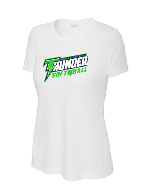 Thunder Softball Women's Poly Short Sleeve Tee